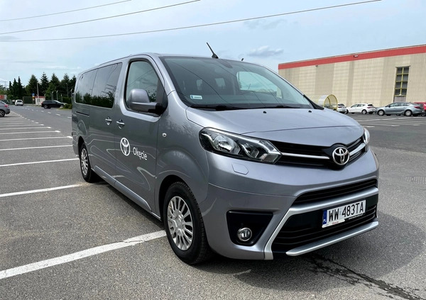 Toyota Proace Verso cena 149000 przebieg: 51000, rok produkcji 2022 z Zagórz małe 121